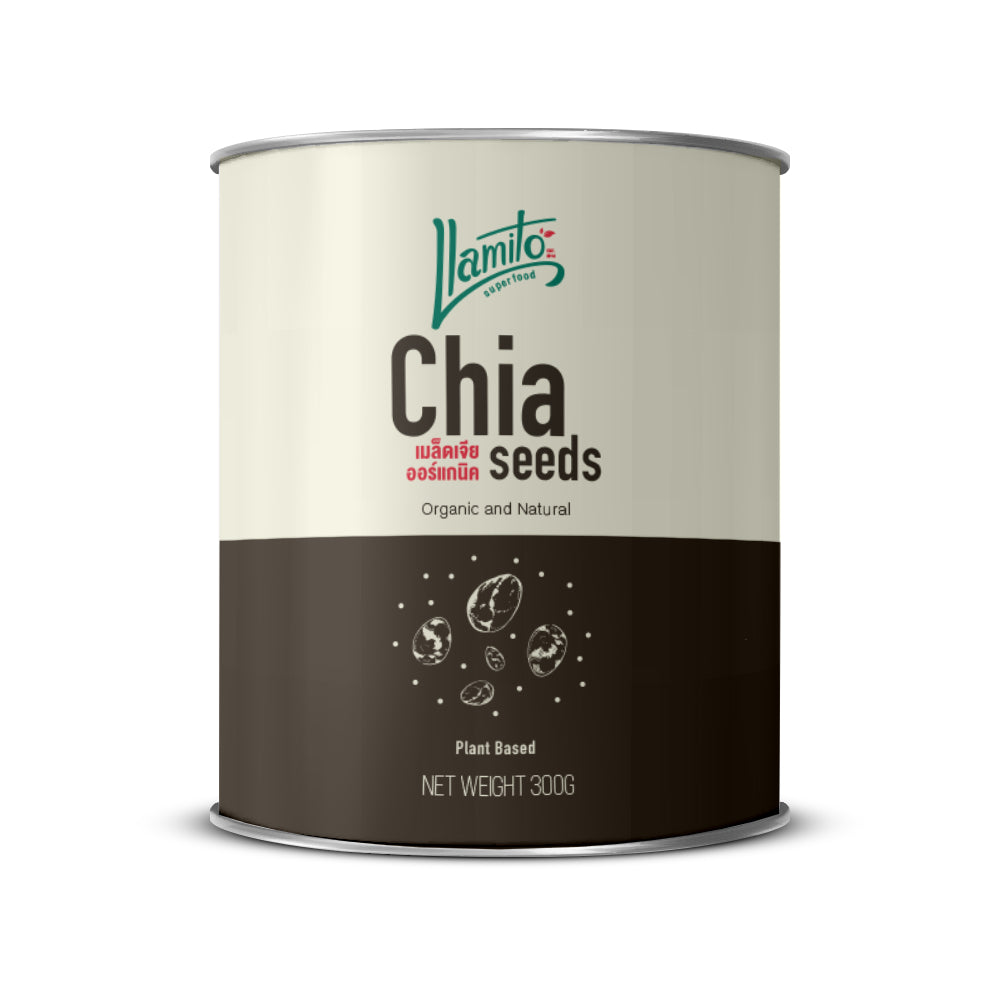 '- Llamito เมล็ดเจีย ออร์แกนิค (Organic Chiaseed) ขนาด 300g