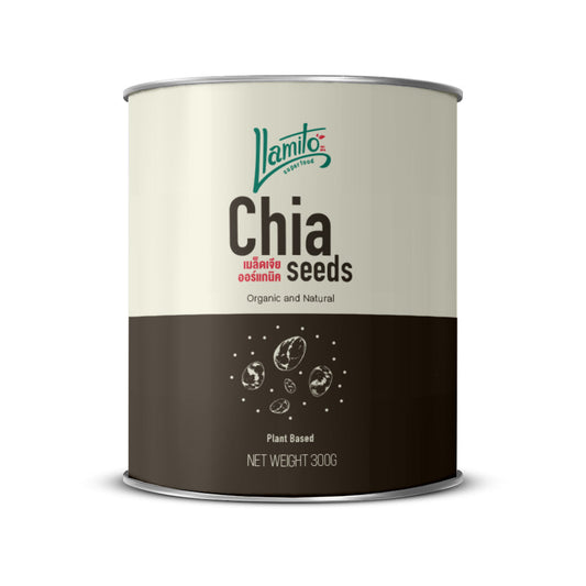'- Llamito เมล็ดเจีย ออร์แกนิค (Organic Chiaseed) ขนาด 300g