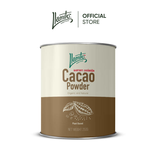 Llamito ผงคาเคา ออร์แกนิค (Organic Cacao Powder) ขนาด 250g