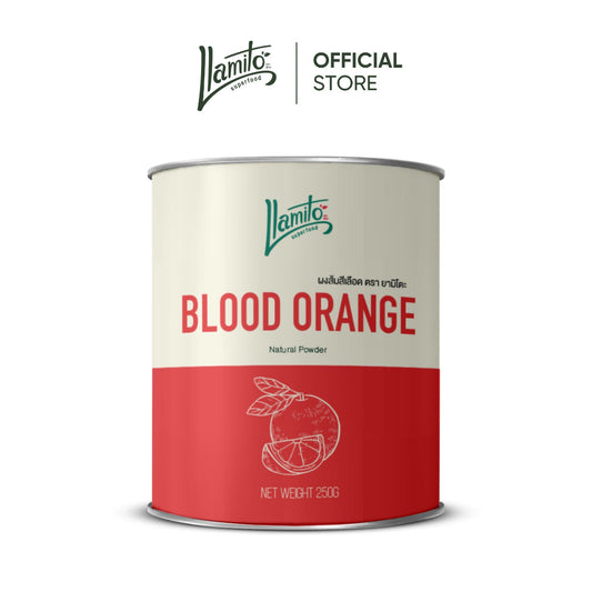 Llamito ผงส้มสีเลือด (Blood Orange Powder) ขนาด 250g