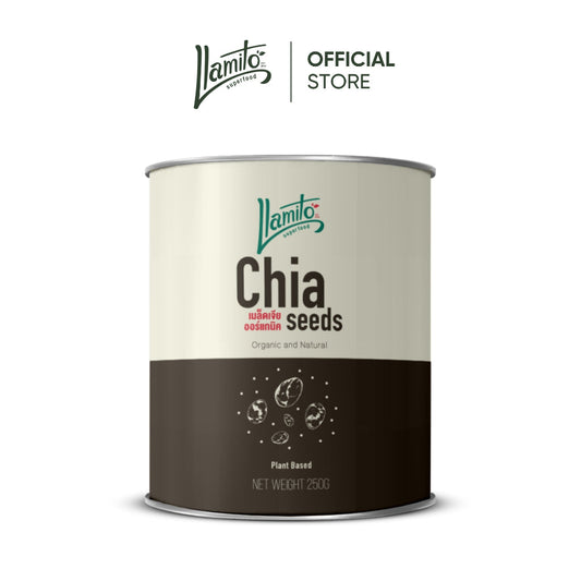 Llamito เมล็ดเจีย ออร์แกนิค (Organic Chiaseed) ขนาด 250g