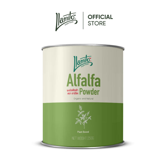 Llamito ผงอัลฟัลฟ่า ออร์แกนิค (Organic Alfalfa Powder) ขนาด 250g